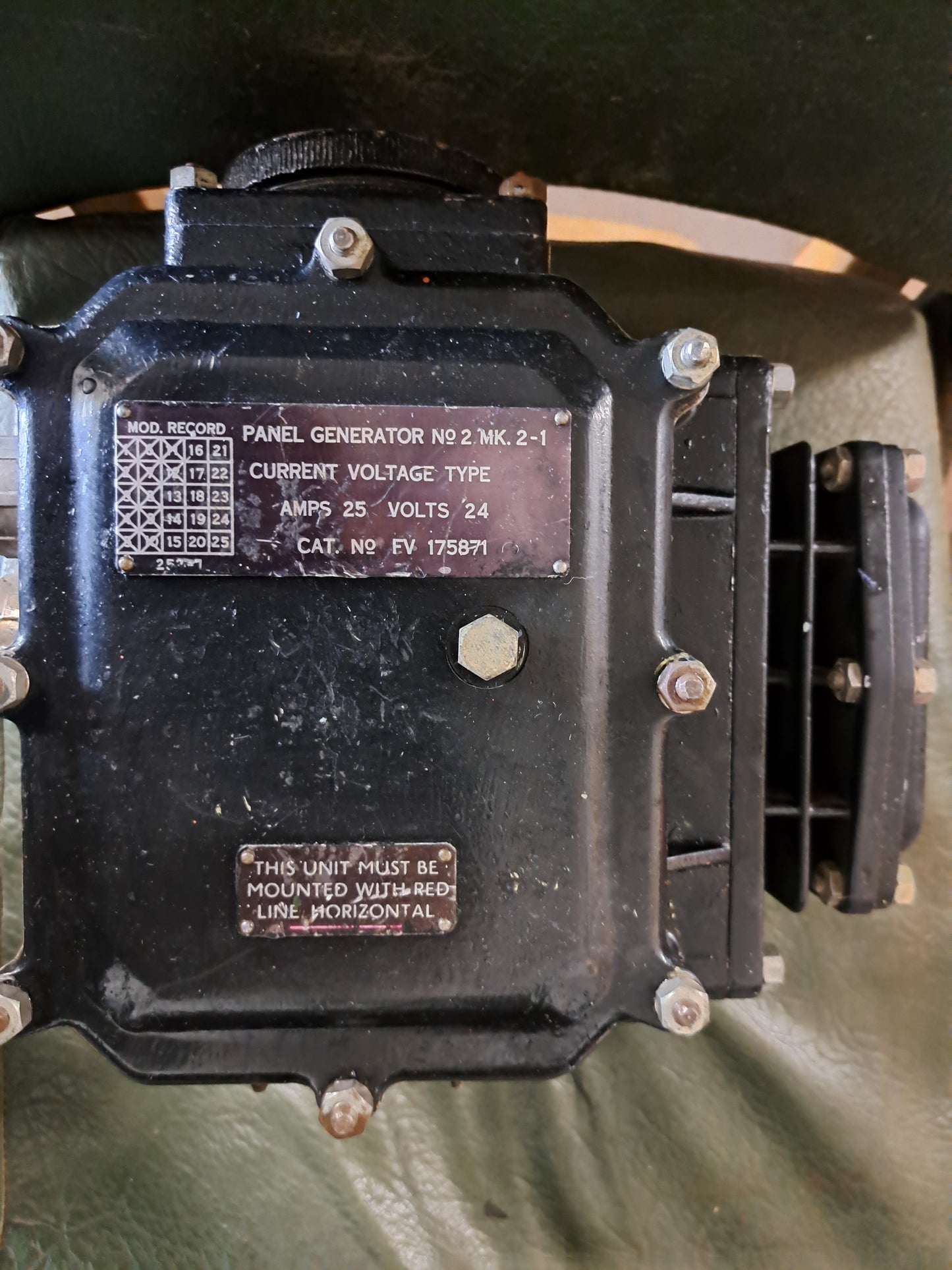 Austin Champ Two Speed Generator Regulator Panel No2 MK 2-1