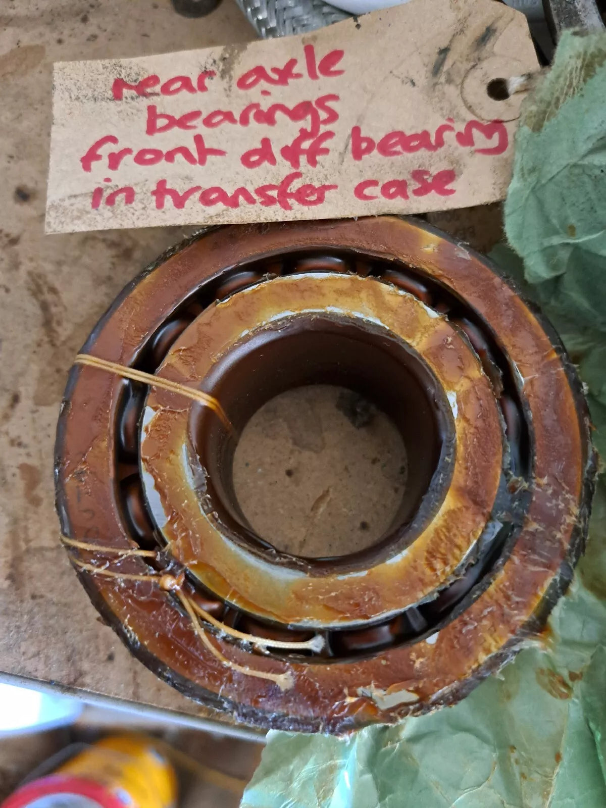 Austin Champ Bearing Rear Axle & Front Diff In Transfer Case R&M Perfect